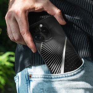 Fekete-fehér íves  telefontok - táska & tok - ebook & tablet tok - Meska.hu