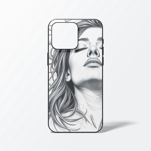 Vonalas rajz portré telefontok, Táska & Tok, Ebook & Tablet tok, Mindenmás, MESKA