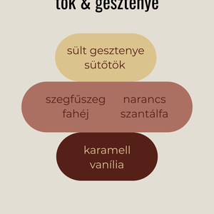 Tök és gesztenye illatviasz - otthon & életmód - gyertya, illat, aroma - illatviasz - Meska.hu