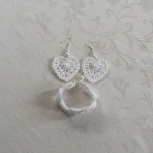 Karkötő és fülbevaló /szett/ - ékszer - karkötő - gyöngyös karkötő - Meska.hu