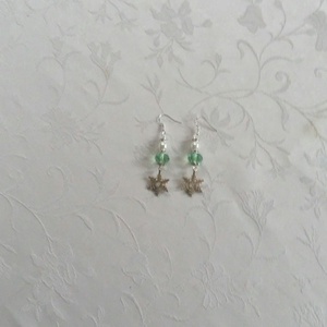 Karácsonyi gyöngyök - ékszer - fülbevaló - lógó fülbevaló - Meska.hu