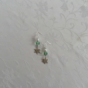 Karácsonyi gyöngyök - ékszer - fülbevaló - lógó fülbevaló - Meska.hu