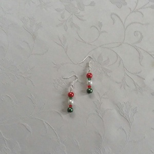 Tekla gyöngyöcskék  - ékszer - fülbevaló - lógó fülbevaló - Meska.hu