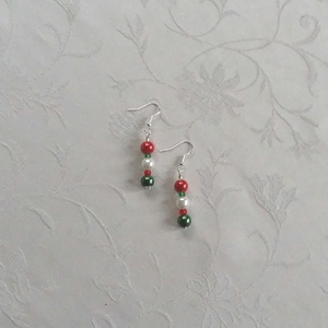 Tekla gyöngyöcskék  - ékszer - fülbevaló - lógó fülbevaló - Meska.hu