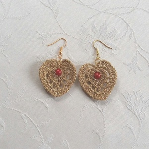 Arany szívecske - Meska.hu