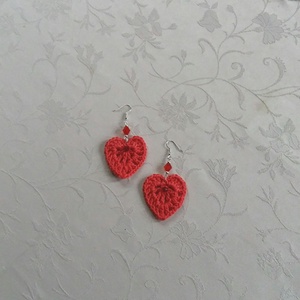 Horgolt szívecske - Meska.hu