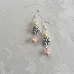 Tekla gyöngyök - ékszer - fülbevaló - lógó fülbevaló - Meska.hu