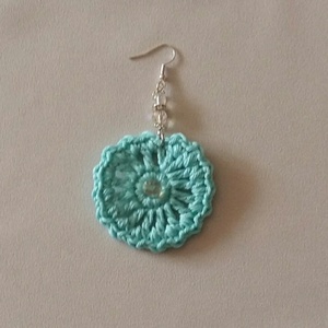 Türkiz fülbevaló - Meska.hu