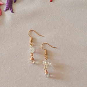 Üveggyöngyök, Ékszer, Fülbevaló, Lógó fülbevaló, Ékszerkészítés, MESKA