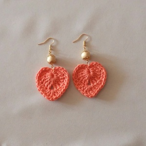 Narancssárga szívecske - Meska.hu