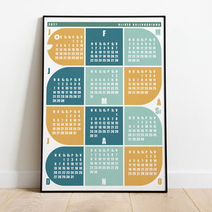 Naptár gyerekeknek / 'Kígyó' / skandináv stílusú, minimalista falinaptár - otthon & életmód - dekoráció - Meska.hu