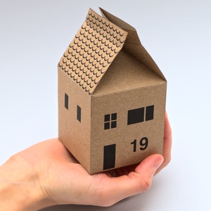 Házikók - Adventi naptár - DIY - Csináld magad adventi naptár kraft papírból - karácsony - adventi díszek - adventi naptár - Meska.hu