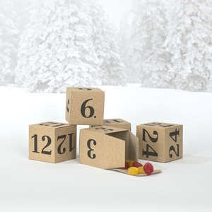 SZÁMOK adventi naptár / DIY készlet - karácsony - adventi díszek - adventi naptár - Meska.hu