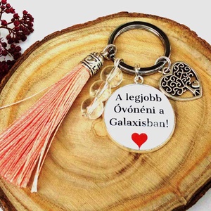 A legjobb Óvónéni.... - kulcstartó ásvánnyal - táska & tok - kulcstartó & táskadísz - kulcstartó - Meska.hu