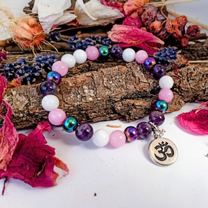 Belső bke - ásvány karkötő - Meska.hu