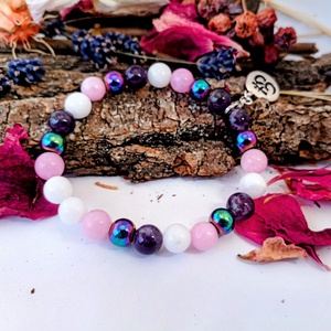 Belső bke - ásvány karkötő - ékszer - karkötő - charm karkötő - Meska.hu