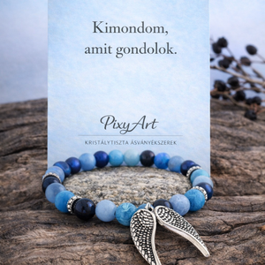 Szavak Ereje -  ásvány karkötő - ékszer - karkötő - gyöngyös karkötő - Meska.hu