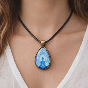 Belső fény meditációs nyaklánc - ékszer - nyaklánc - medálos nyaklánc - Meska.hu