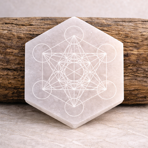 Szelenit hatszög -Metatron kockáj�val, Otthon & Életmód, Dekoráció, Asztal és polc dekoráció, Asztaldísz, , MESKA