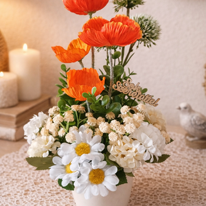 Tavaszi frissess�g egy csokorban asztaldísz. - Meska.hu