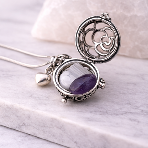 Stresszoldó Angyalhívó  - ékszer - nyaklánc - medál - Meska.hu