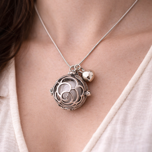 Stresszoldó Angyalhívó  - ékszer - nyaklánc - medál - Meska.hu