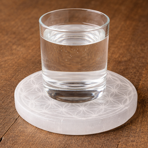 Életvirág szelenit korong  - otthon & életmód - dekoráció - asztal és polc dekoráció - asztaldísz - Meska.hu