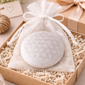 Életvirág szelenit korong  -  - Meska.hu