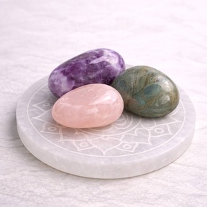 Szelenit korong � OM mandala mintával  - Meska.hu