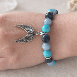 Szavak Ereje -  ásvány karkötő - ékszer - karkötő - gyöngyös karkötő - Meska.hu