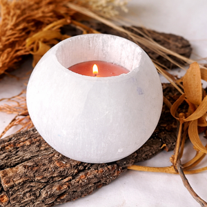 Szelenit energetiz�ló m�csestartó, Otthon & Életmód, Gyertya, illat, aroma, Mécses és mécsestartó, , MESKA