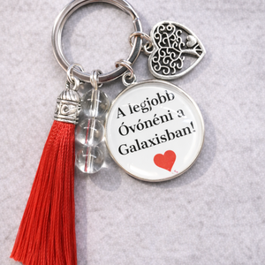 A legjobb Óvónéni.... - kulcstartó ásvánnyal - Meska.hu