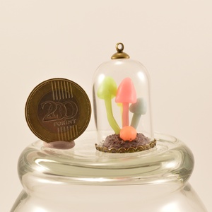 Miniatűr varázsgombák üveg alatt -  - Meska.hu