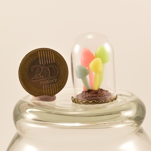Miniatűr varázsgombák üveg alatt -  - Meska.hu