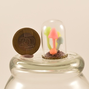 Miniatűr varázsgombák üveg alatt -  - Meska.hu