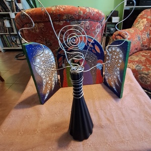 Angyal (45 cm) - otthon & életmód - dekoráció - dekoratív figurák és szobrok - Meska.hu