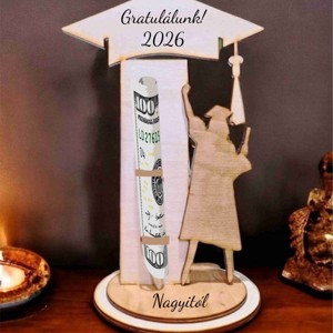 Ballagási tolltartó gratuláció - otthon & életmód - dekoráció - dísztárgy - Meska.hu