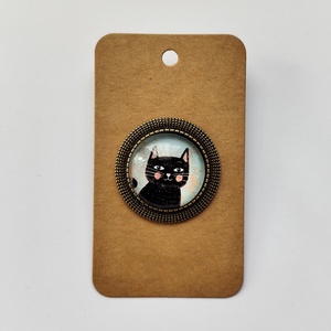 Cicás bross, Ékszer, Kitűző és Bross, Ékszerkészítés, MESKA