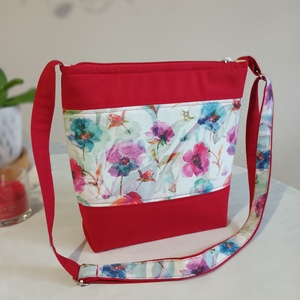 Beautiful vászon crossbody  - táska & tok - kézitáska & válltáska - vállon átvethető táska - Meska.hu