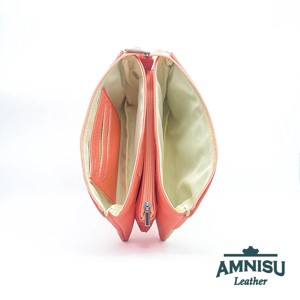 Lazac színű egyenes kristály köves női pénztárca G4019 - táska & tok - pénztárca & más tok - pénztárca - női pénztárca - Meska.hu