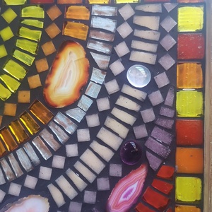 Achát fényfogó ablakkép - otthon & életmód - dekoráció - fali és függő dekoráció - függődísz - Meska.hu