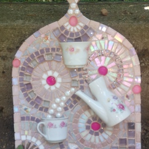 Vintage 3D konyhai mozaikkép - otthon & életmód - dekoráció - kép & falikép - mozaik kép - Meska.hu