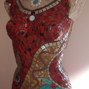 A Táncosnő-mozaik torzó, Otthon & Életmód, Dekoráció, Dísztárgy, Mozaik, MESKA