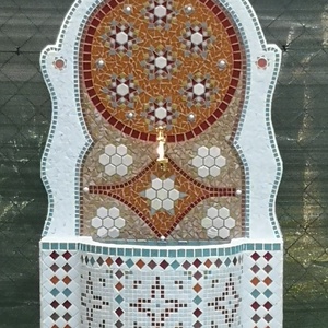 Casablanca kerti mozaik kút, Otthon & Életmód, Ház & Kert, Kerti dísz, Mozaik, MESKA