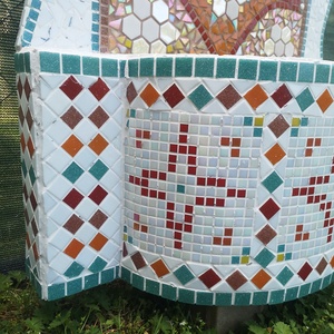 Casablanca kerti mozaik kút - otthon & életmód - ház & kert - kerti dísz - Meska.hu