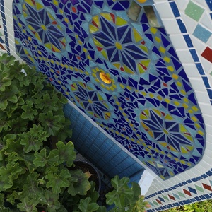 Marrakesh kerti mozaik kút - otthon & életmód - ház & kert - kerti dísz - Meska.hu