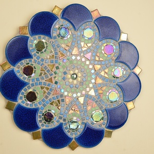 Lélekmadár-mozaik mandala - otthon & életmód - dekoráció - kép & falikép - mozaik kép - Meska.hu