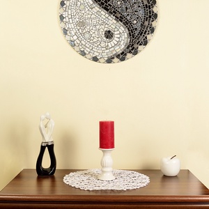 Jin-yang üvegmozaik kép, Otthon & Életmód, Dekoráció, Kép & Falikép, Mozaik kép, Mozaik, MESKA