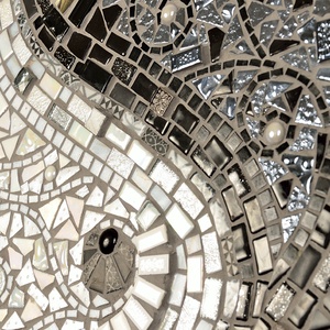 Jin-yang üvegmozaik kép - otthon & életmód - dekoráció - kép & falikép - mozaik kép - Meska.hu