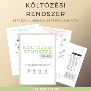 Költözési rendszer � tervező és lépésről lépésre útmutató - Meska.hu